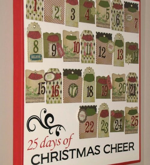 Cute Christmas Activity Advent Calendar tutorial.