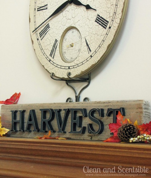 Rustic Fall Sign - Clean and Scentsible