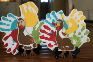 Thanksgiving Handprint Turkeys - Clean and Scentsible