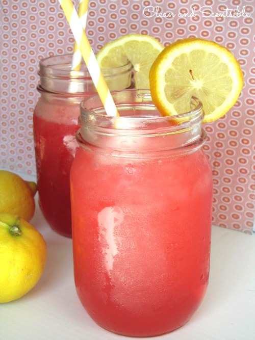 Cherry Raspberry Lemonade Slushie - Clean and Scentsible