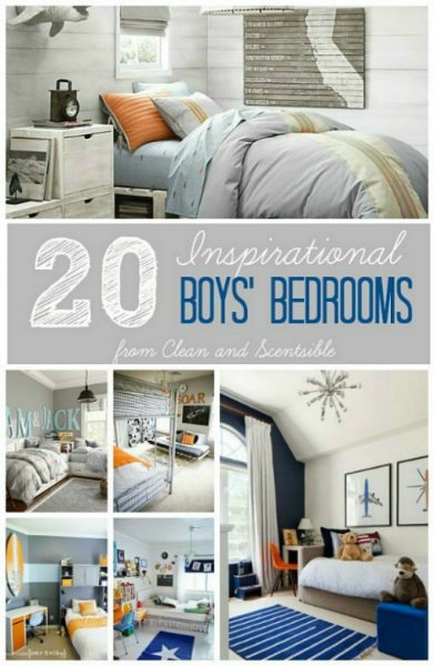 Inspirational Boys' Bedrooms - Clean and Scentsible