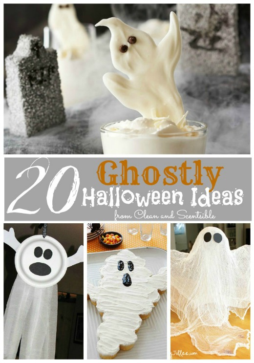20 Ghostly Halloween Ideas - Clean and Scentsible