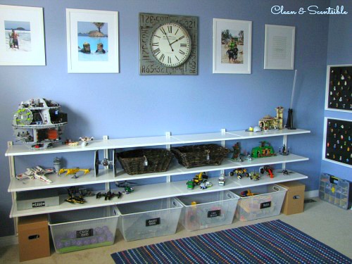ikea lego display shelves