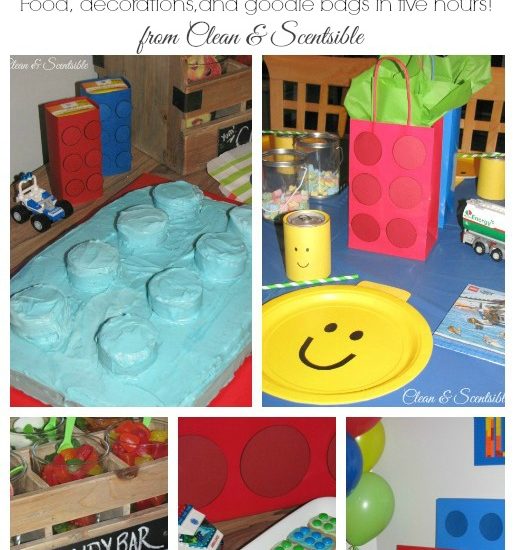 Quick and easy to do Lego party! Cute ideas!