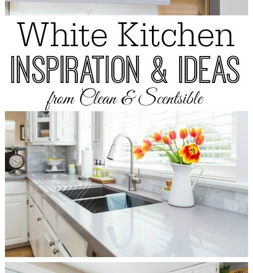 White Kitchen Tour from Clean and Scentsible.