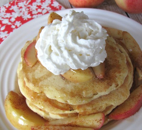 Grilled Apple Pie Pancakes.