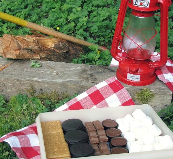 Smores Box - fill and air tight container with a variety of cookies and chocolates to mix and match custom smores!