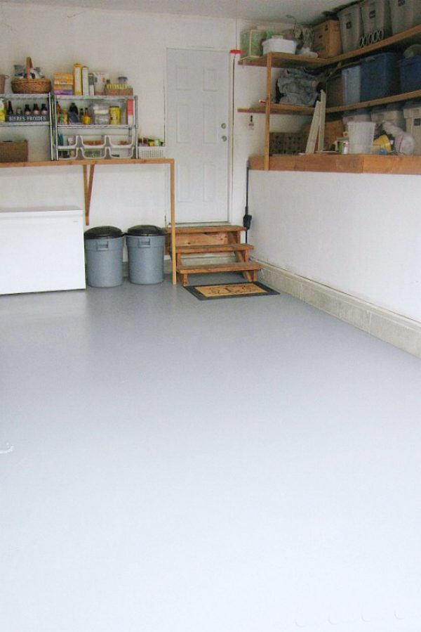 How to Paint a Garage Floor - Clean and Scentsible