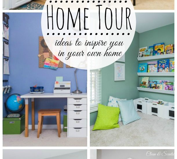 Come take the home tour for ideas to inspire you in your own home! // cleanandscentsible.com