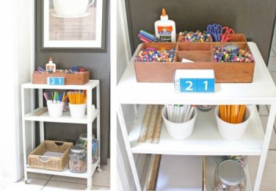 Homework Station Ideas - Clean and Scentsible