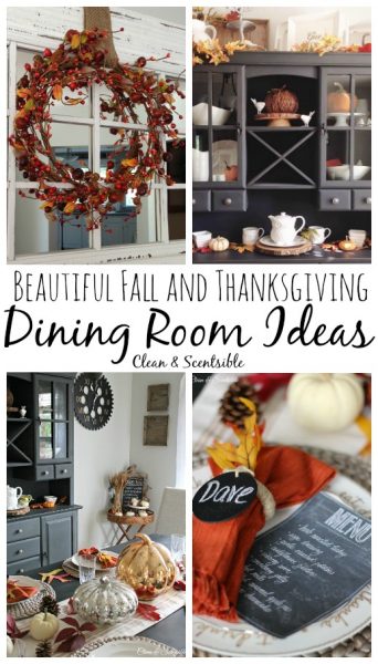 Fall Chalkboard and Pumpkin Bunting - Clean and Scentsible