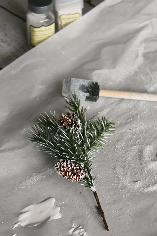 Make Your Own Faux Pine Branches For Less