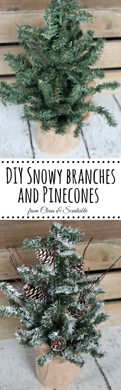 Make Your Own Faux Pine Branches For Less