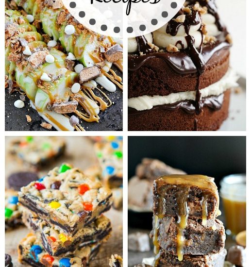 Delicious candy bar recipes - perfect for all of that leftover Halloween candy! // cleanandscentsible.com