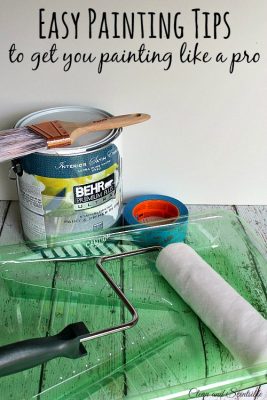 Easy Painting Tips and Tricks - Clean and Scentsible