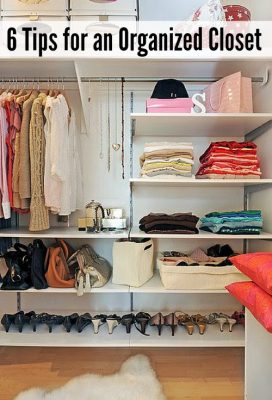 Closet Organization Tips - Part 1 - Clean and Scentsible