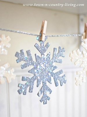 Glitter Snowflakes - Clean and Scentsible