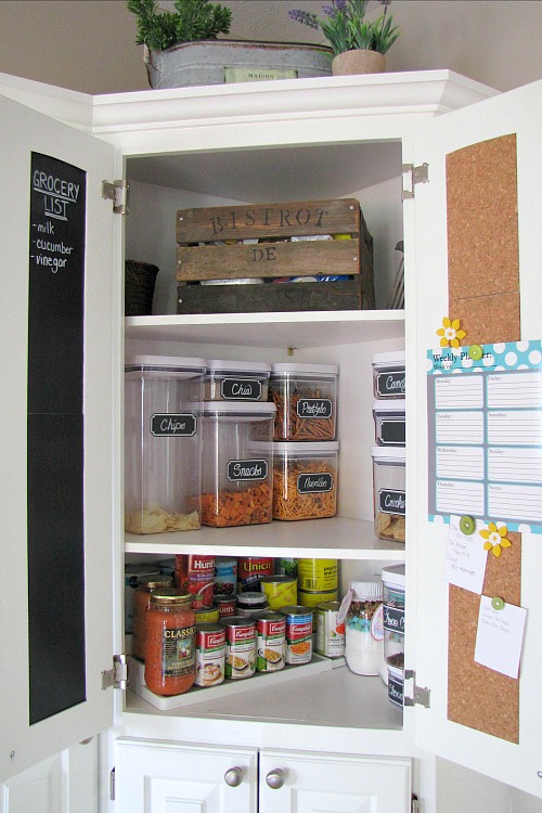 Kitchen Pantry Snack Organizers Design Ideas