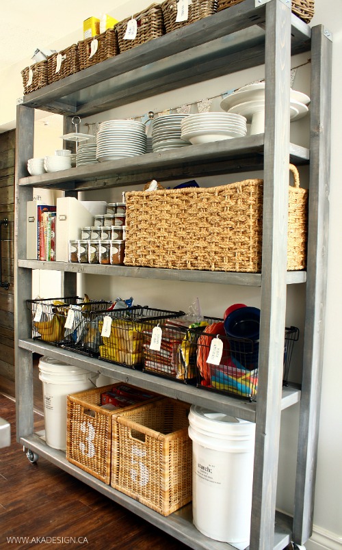 Pantry Ideas - DIY Canned Food Storage - Shanty 2 Chic