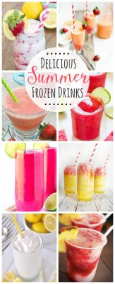 Delicious Summer Frozen Drinks - Clean and Scentsible