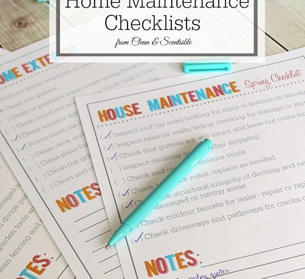 Free outdoor home and garden maintenance checklists. Everything you need to keep up your home's curb appeal and avoid costly repairs down the line!