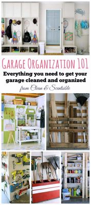 Garage Organization and Cleaning {July HOD} - Clean and Scentsible