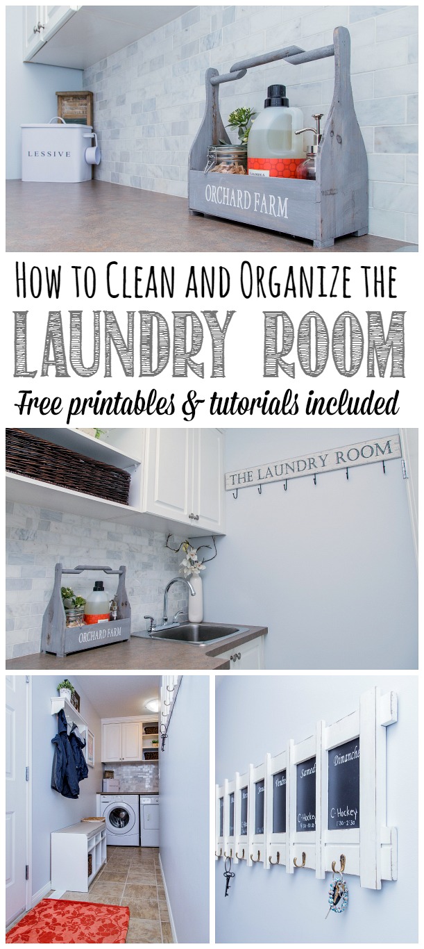 How to Clean and Organize the Laundry Room - Clean and Scentsible