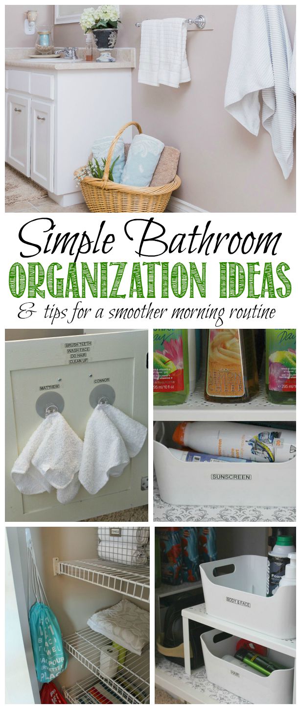Bathroom Organization - March Household Organization Diet - Clean and  Scentsible