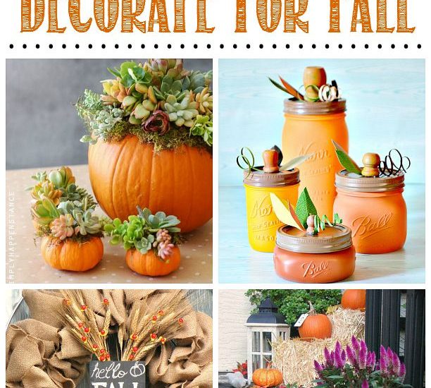 Beautiful fall projects and fall decor ideas to help inspire you for the season! Simple projects that anyone can do!