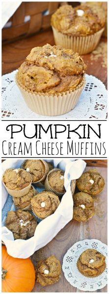 Pumpkin Cream Cheese Muffins - Clean and Scentsible