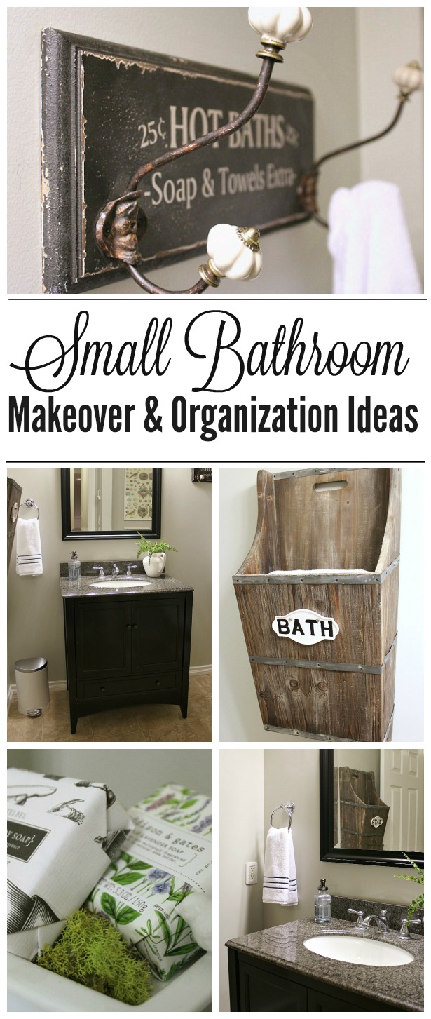 Small Bathroom Makeover and Organization Ideas - Clean and Scentsible