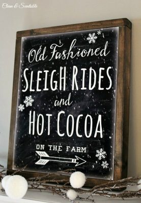 Christmas Chalkboard Inspiration - Clean and Scentsible