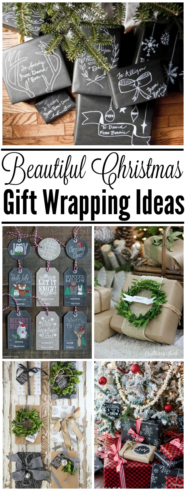 Holiday Gift Wrapping with Kraft Paper | Living Large In A Small House, LLC