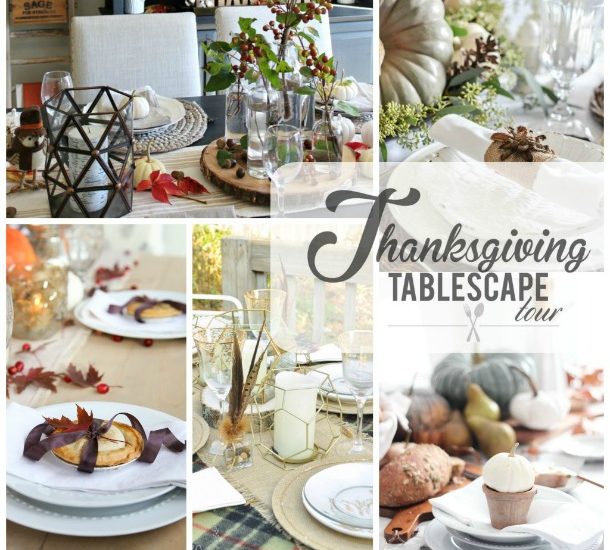 Beautiful Thanksgiving tablescape ideas.