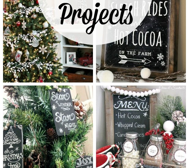 Great collection of Christmas projects, crafts, and decor ideas for your home!