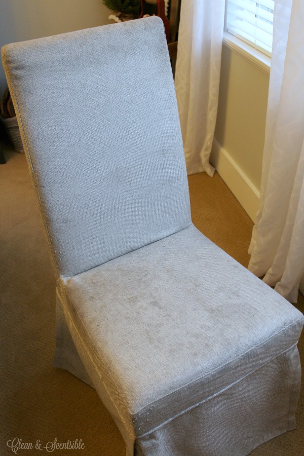 Great tips for cleaning upholstered chairs or other furniture.