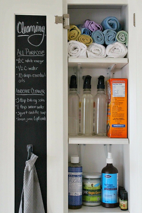 How to Organize Cleaning Supplies - Clean and Scentsible