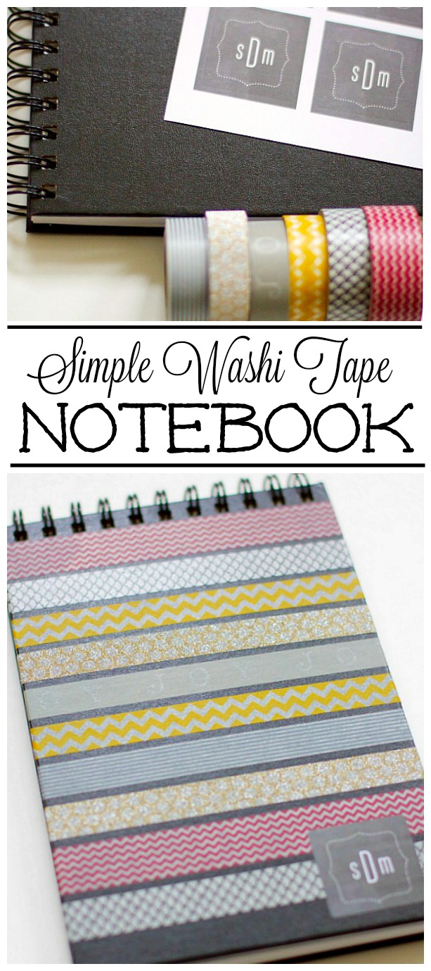 Cute Washi Tape Journal - Clean and Scentsible