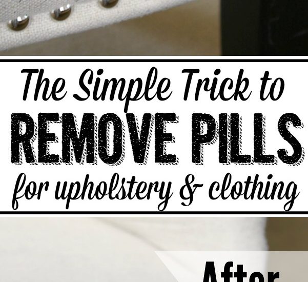 How to remove pills. Such a quick and easy way to get your clothing and upholstered furniture looking like new again!