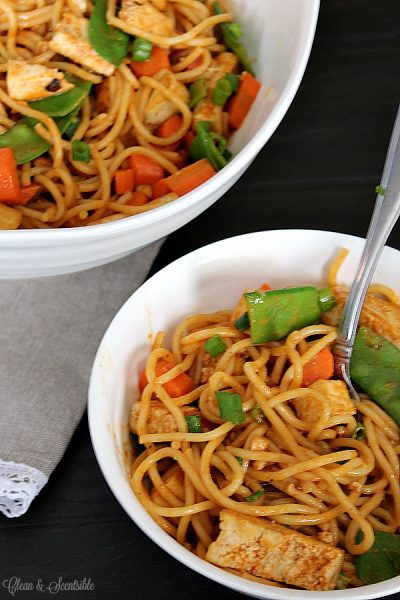 Thai Curry and Peanut Noodles - Clean and Scentsible