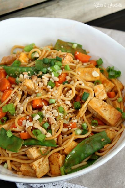 Thai Curry and Peanut Noodles - Clean and Scentsible