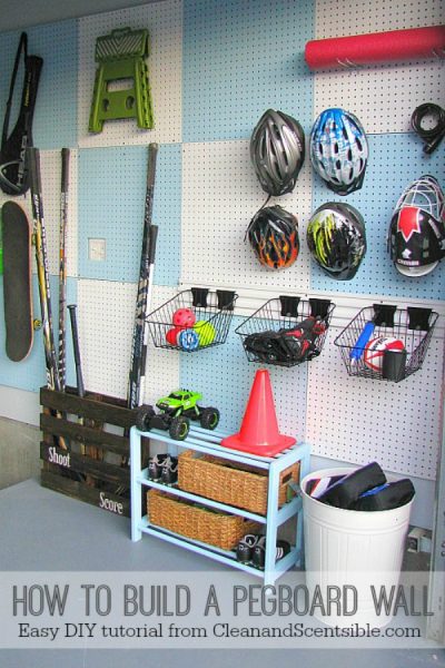 How to Organize the Garage {July HOD} - Clean and Scentsible