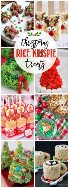 Christmas Rice Krispie Treats - Clean and Scentsible