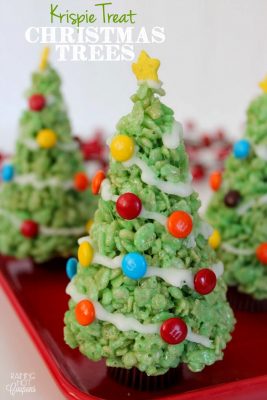 Christmas Rice Krispie Treats - Clean and Scentsible