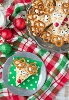 Christmas Rice Krispie Treats - Clean and Scentsible