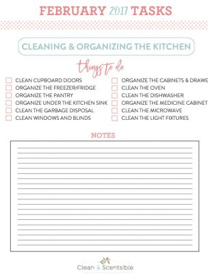 How to Clean the Kitchen - February HOD - Clean and Scentsible