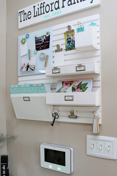 Kitchen Command Center Organization - Clean and Scentsible