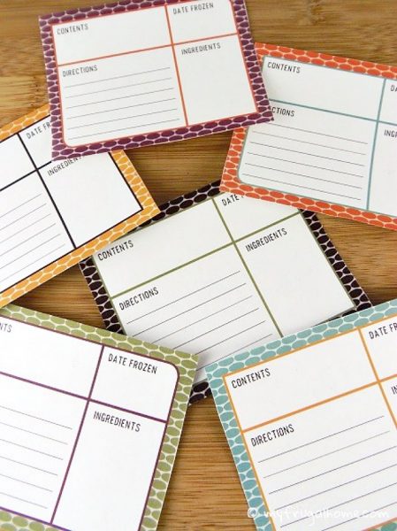 Free Organization Printables - Clean And Scentsible