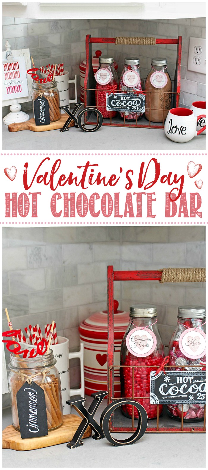 Hot Chocolate Recipes and Valentine's Day Hot Chocolate Bar - Clean and ...
