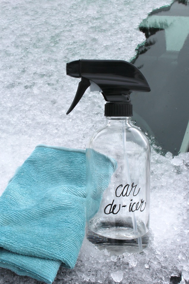 DIY Windshield De icer Homemade Car De Icer Spray 